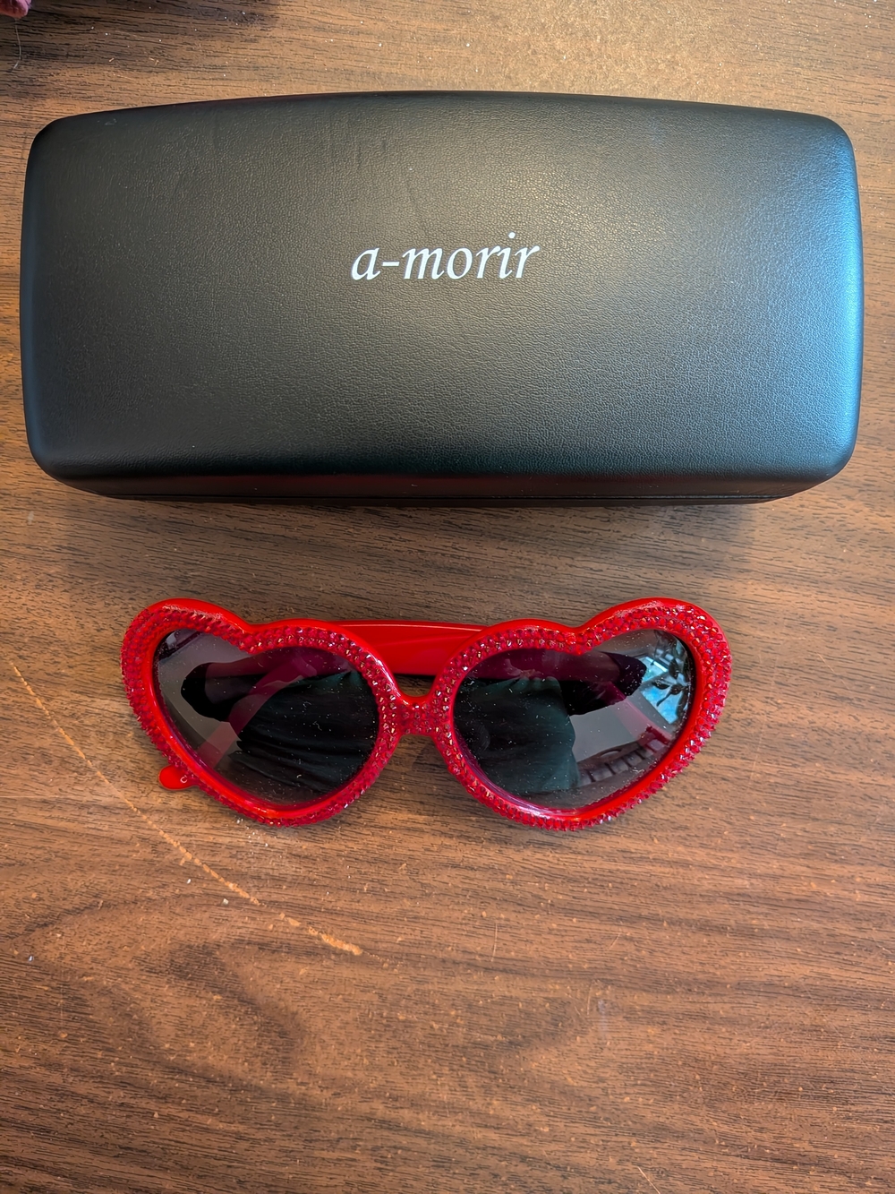 a-morir Red Heart Sunglasses